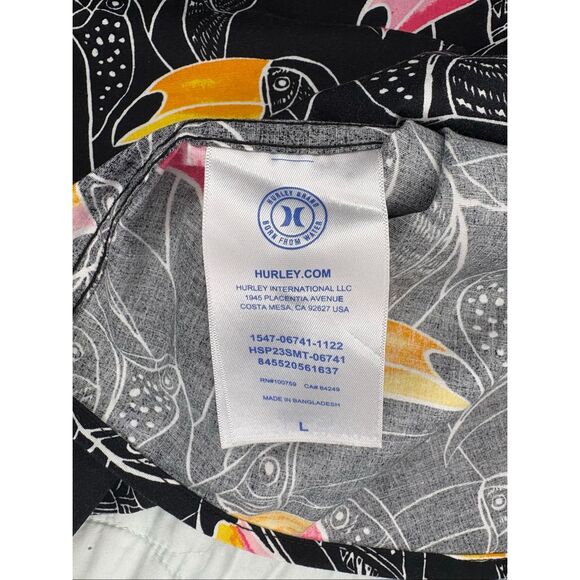 Hurley “Toucan” Hawaiian Shirt - L - Picture 7 of 7